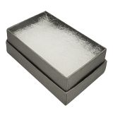 Premium Slate Grey Cotton Filled Jewelry Gift Boxes #21