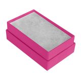 Hot Pink Cotton Filled Jewelry Gift Boxes #21