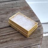 Textured Gold Cotton Filled Jewelry Gift Boxes #21