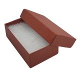Premium Brick Red Cotton Filled Jewelry Gift Boxes #21
