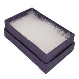 Premium Deep Purple Cotton Filled Jewelry Gift Boxes #21