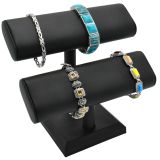 Black Oval Jewelry Display T Bar | Gems on Display