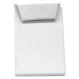 White Leatherette Jewelry Earring Display Stand