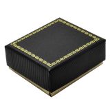 Small Black and Gold Jewelry Earring / Pendant Gift Boxes