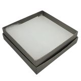 Premium Slate Grey Cotton Filled Jewelry Gift Boxes #33