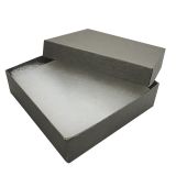 Premium Slate Grey Cotton Filled Jewelry Gift Boxes #33