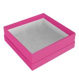 Hot Pink Cotton Filled Jewelry Gift Boxes #33