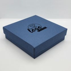 Premium Navy Blue Cotton Filled Box #33