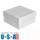 Premium Swirl White Cotton Filled Jewelry Packaging Boxes #34