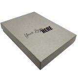 Premium Slate Grey Cotton Filled Jewelry Gift Boxes #53