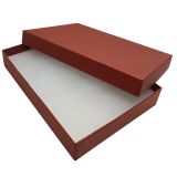 Premium Brick Red Cotton Filled Jewelry Gift Boxes #53