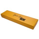 Premium Orange Cotton Filled Jewelry Bracelet / Watch Gift Boxes #82