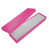 Hot Pink Cotton Filled Jewelry Bracelet Gift Boxes #82