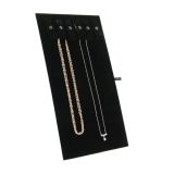 Chain Board with 6 Snaps Black