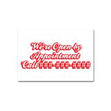 We Are Open Custom Store Window Business Signs, 19
