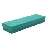 Teal Leatherette Jewelry Bracelet / Watch Gift Boxes
