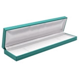 Teal Leatherette Jewelry Bracelet / Watch Gift Boxes