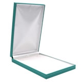 Teal Necklace Packaging Boxes | Gems on Display