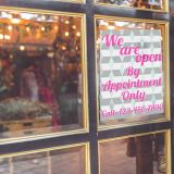 We Are Open Custom Printed Store Front Window Business Signs, 19