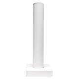 White Leatherette Jewelry Bracelet Bar Display Stand