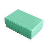 Teal Paper Cotton Filled Jewelry Gift Packaging Boxes #21