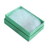 Teal Paper Cotton Filled Jewelry Gift Packaging Boxes #32