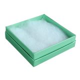 Teal Paper Cotton Filled Jewelry Gift Packaging Boxes #33