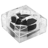 Clear Crystal Style Lucite Jewelry Ring Boxes