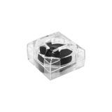 Clear Crystal Style Lucite Jewelry Ring Boxes