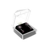 Clear Crystal style Lucite Jewelry Earring Boxes 