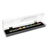 Clear Crystal Style Lucite Jewelry Bracelet / Watch Boxes 