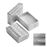 Silver Foil Cotton Filled Jewelry Gift Boxes #10