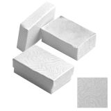 Premium Swirl White Cotton Filled Jewelry Packaging Boxes #21