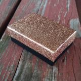Textured Rose Gold Cotton Filled Jewelry Gift Boxes #32