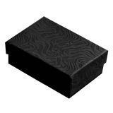 Swirl Black Cotton Filled Boxes #32 | Gems on Display