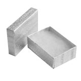 Silver Foil Cotton Filled Jewelry Gift Boxes #32