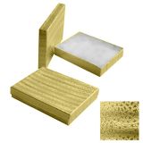 Gold Foil Cotton Filled Jewelry Gift Boxes #75
