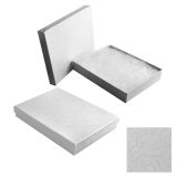 Swirl White Paper Cotton Filled Jewelry Gift Packaging Boxes #75