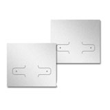 Shimmer Silver Earring Card 2-1/8