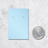 Shimmer Blue Earring Card 2