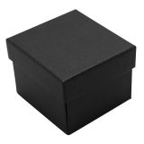 Black Soft Touch Lighted Ring Box
