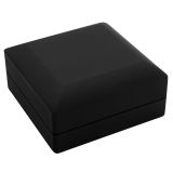 Black Soft Touch Lighted earring and pendant Box