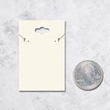 Hanging Ivory Custom Necklace and Earring Card 2