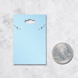 Shimmer Blue with a Keyhole Custom Necklace and Earring Card 2