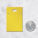 Hanging Shimmer Gold Custom Necklace and Earring Card 2