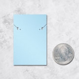 Shimmer Blue Custom Necklace and Earring Card 2