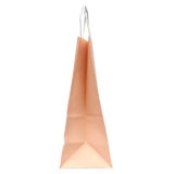 Light Pink Kraft Paper Gift Shopping Bags, 9-3/4