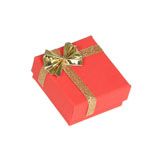 Open Red & Gold jewelry earring gift packaging boxes