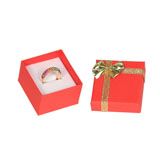 Red & Gold Jewelry Ring Bow Tie Gift Packaging Boxes - Bulk