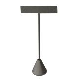 Grey Leatherette Jewelry Earring T Stand | Gems on Display